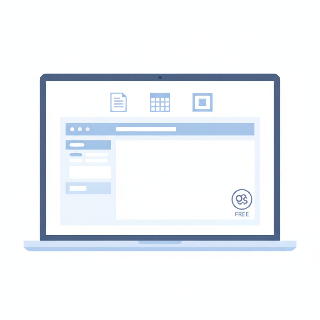 無料でOffice代替として使えるAIオフィスソフトGenOfficeのイメージ